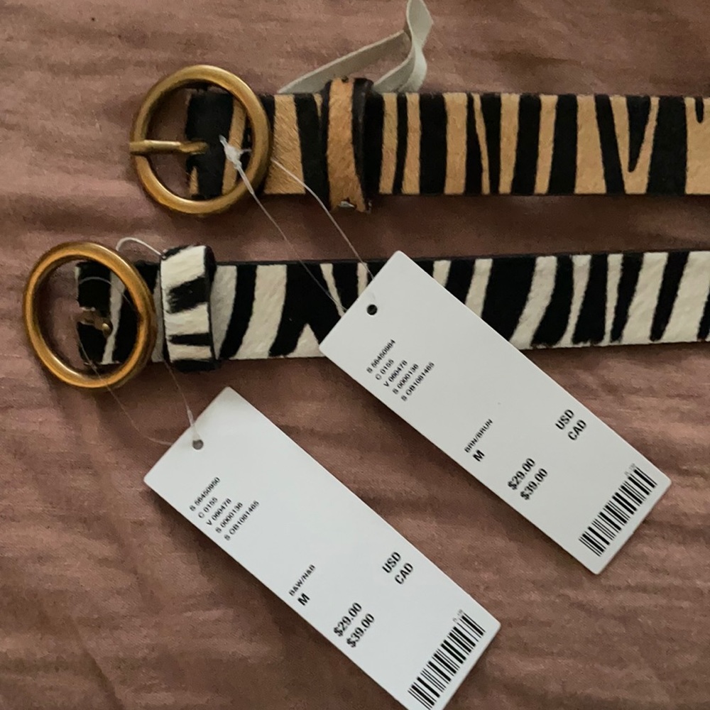 Two Urban Outfitters Belts BNWT